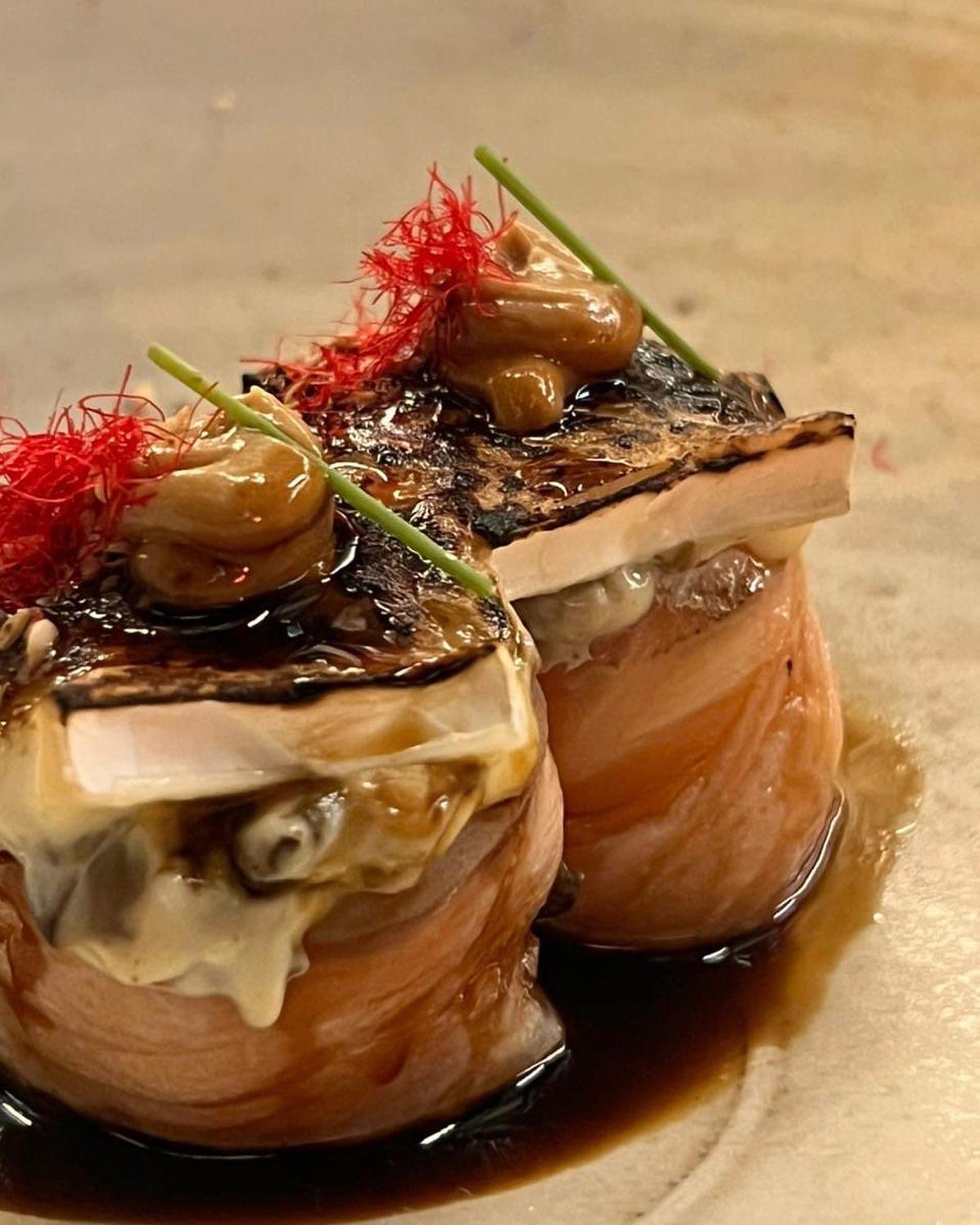 Aburi selado com molho especial